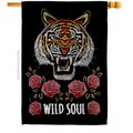 Patio Trasero Wild Soul Animals Wildlife 28 x 40 in. Double-Sided Vertical House Flags for  Banner Garden PA3903185